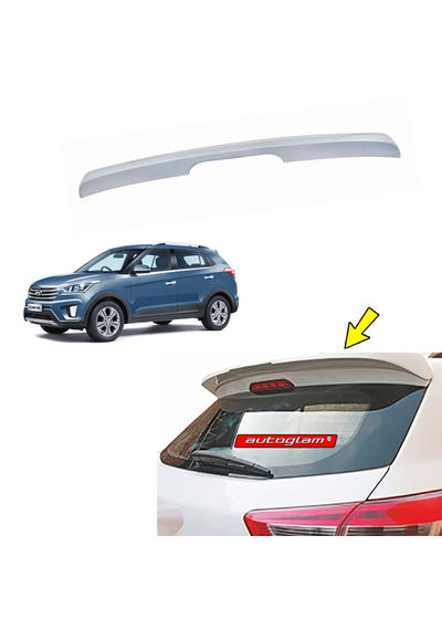 Roof Spoiler for Hyundai Creta 2015-2017 Models, Color - MYSTIC BLUE, Latest Style, AGHC15RSMB