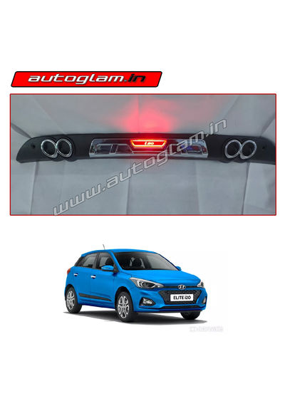 Hyundai Elite i20 2014-2018 Rear Bumper Diffuser, AGHEi2014RD