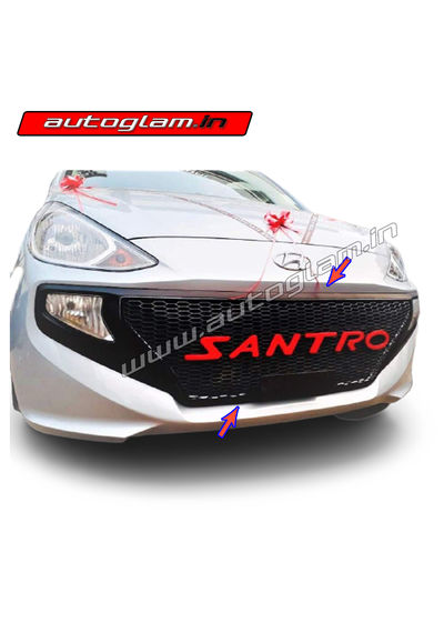 Hyundai Santro 2018+ Front Grill With Red Alpha Letters, AGHS373FG