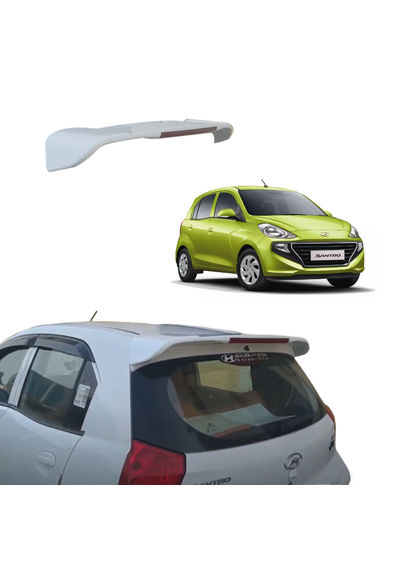 Roof Spoiler with LED Light for Hyundai Santro 2018+ Models, Color - Diana Green, AGHSRSDG