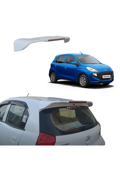 Roof Spoiler with LED Light for Hyundai Santro 2018+ Models, Color -Marina Blue, Latest Style, AGHSRSMB