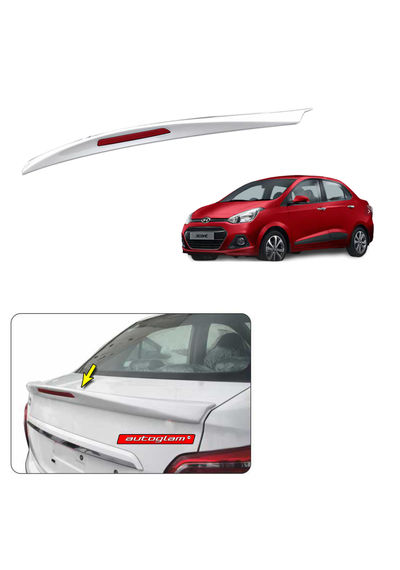 Lip Spoiler with Reflector Hyundai Xcent 2013-2016, Color - PASSION RED, Latest Style, AGHX13LSPR