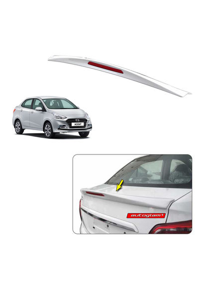 Lip Spoiler with Reflector Hyundai Xcent 2017+, Color - TYPHOON SILVER, Latest Style, AGHX17LSTS