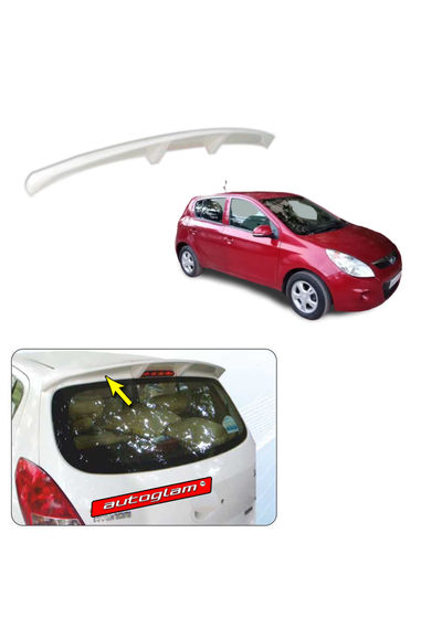 Roof Spoiler for Hyundai i20 2008-2011 all Models, Color- BERRY RED, AGHi20RSBR