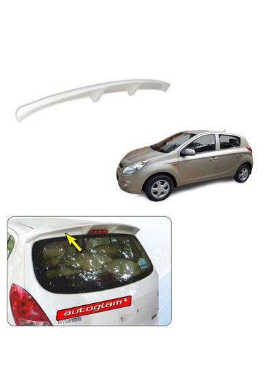 Roof Spoiler for Hyundai i20 2008-2011 all Models, Color - SILKY BEIGE, AGHi20RSSB