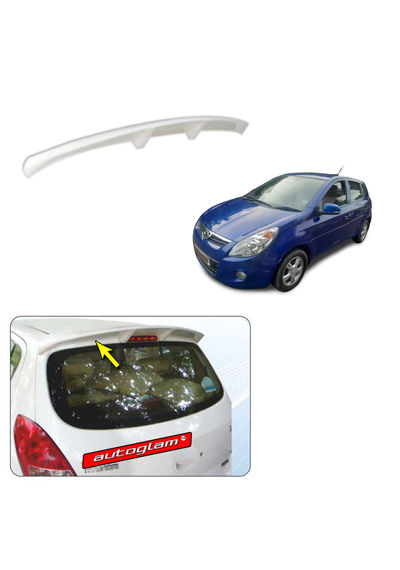 Roof Spoiler for Hyundai i20 2008-2011 all Models, Color - SPARKER BLUE, AGHi20RSSB1