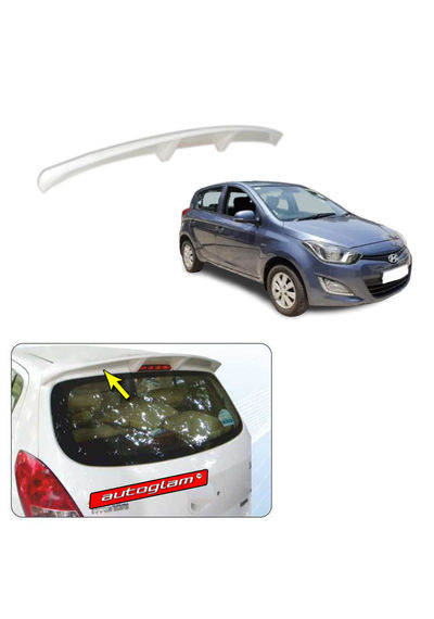 Roof Spoiler for Hyundai i20 2012-2014 Models, Color - EMBER GREY, AGHi20RSEG14