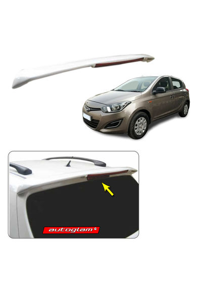Roof Spoiler with LED Light for Hyundai i20 2012-2014 Models, Color - BRONZE, AGHi20RSB