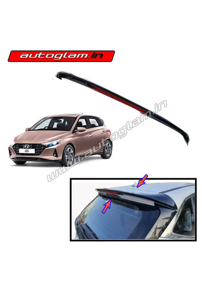 Roof Spoiler for Hyundai i20 2020+ all Models, with LED Color-Metallic Copper, AGRi20MC