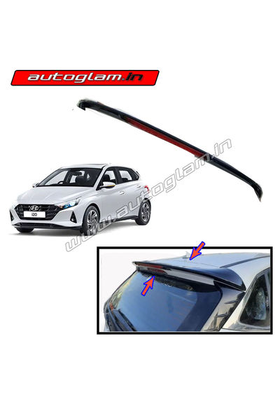 Roof Spoiler for Hyundai i20 2020+ all Models, Color-Polar White, AGRi20PW