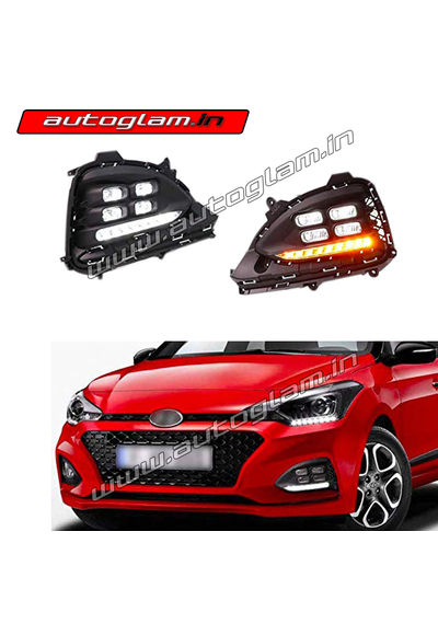 Hyundai i20 Elite 2018-2020 LED DRL with Matrix Indicator, AGHi20EDRL