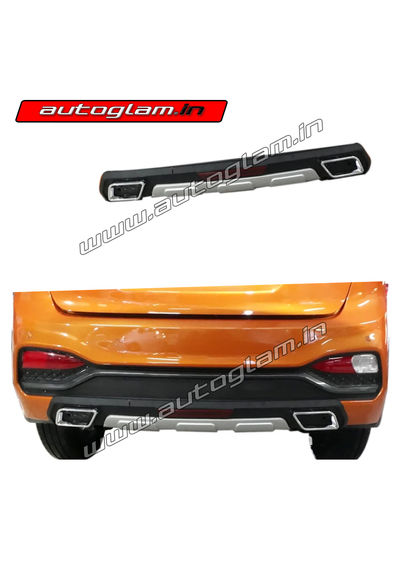 Hyundai i20 Elite 2018+ Rear Diffuser with Chrome Exhaust Tip, AGi20RD273