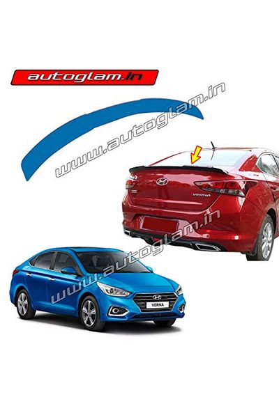 Hyundai Verna 2017+ Lip Spoiler, Color - Alpha Blue, AGHV57LSAB