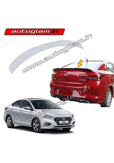 Hyundai Verna 2017+ Lip Spoiler, Color - Polar White, AGHV60LSPW