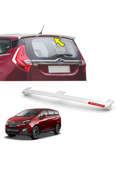 Roof Spoiler for Mahindra Marazzo, Color - Mariner Maroon, Latest Style, AGMMRSMM