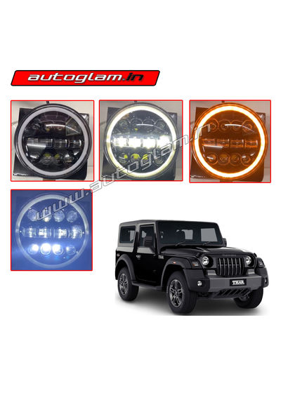 Mahindra Thar 2020+ LED Headlights, Set of 2 (Right+Left) AGMT20OP1