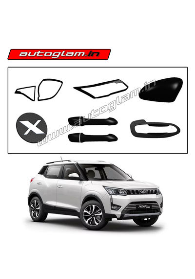 Mahindra XUV300 Black Show Kit, Set of 6 Items, AGMXBSK30