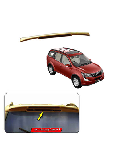 Roof Spoiler for Mahindra XUV500 2015-2018 all Models, Color - CORAL RED, AGRSXUV15CR