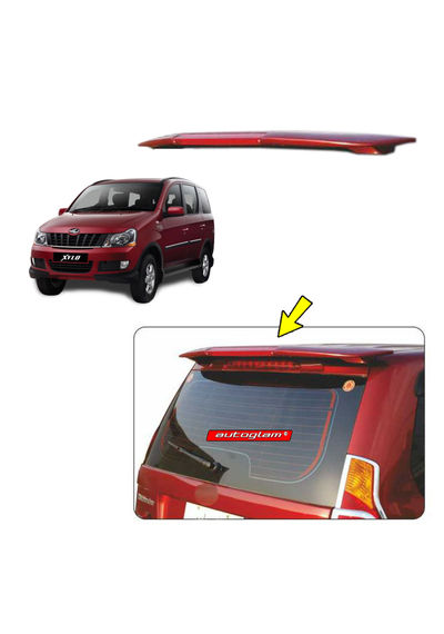 Roof Spoiler with LED Light for Mahindra Xylo, Color - MOLTEN RED, AGMXRSTR