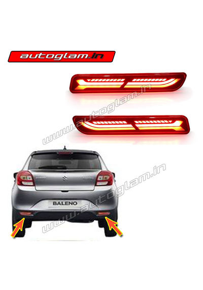 Maruti Suzuki Baleno All Models LED Rear Reflector Light, AGMS10BLR