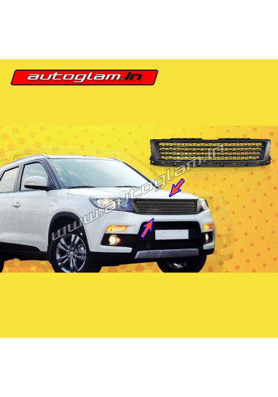 Maruti Suzuki Vitara Brezza 2016+ Rover Style Front Grill, AGMSB505FG