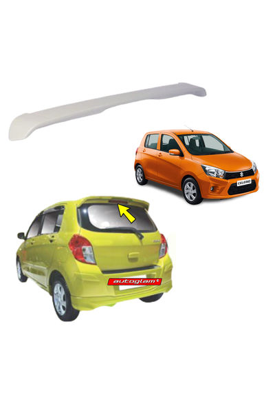 Roof Spoiler for Maruti Suzuki Celerio 2014+, Color - LUCENT ORANGE, AGMSC394RS