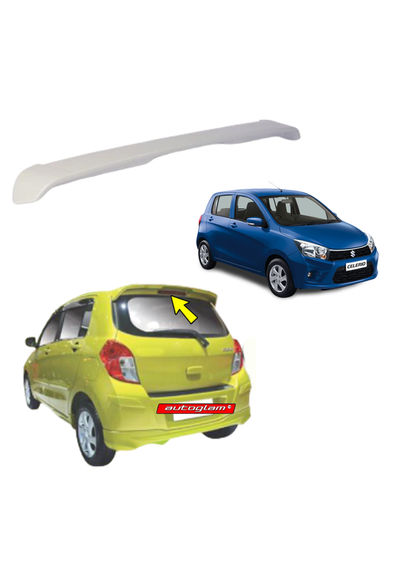 Roof Spoiler for Maruti Suzuki Celerio 2014+, Color - TORQUE BLUE, AGMSC396RS