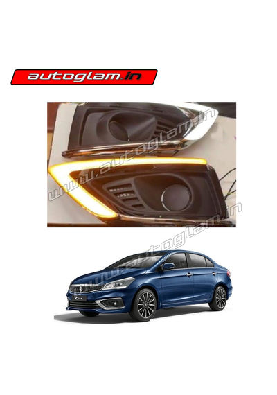 Maruti Suzuki Ciaz 2018-2020 Fog Lamp LED DRL, AGMSC107DRL