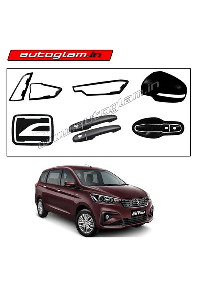 Maruti Suzuki Ertiga 2019+ Black Show Kit, Set of 6 Items, AGMSEBSK24