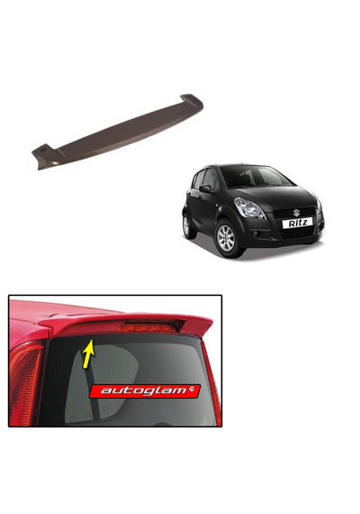 Roof Spoiler for Maruti Suzuki Ritz 2009-2012, Color -MIDNIGHT BLACK, Latest Style, AGMSR09RSMB