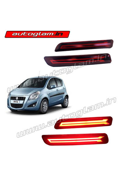 AGMSR01RR, MARUTI SUZUKI RITZ REAR LED REFLECTOR-AUTOGLAM