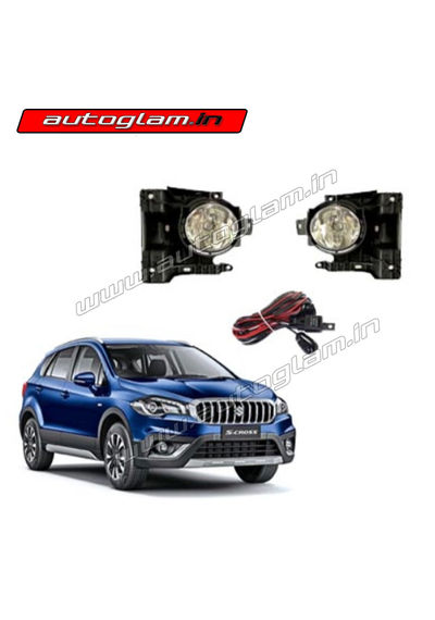 Maruti Suzuki S-Cross  2017-19 Complete Fog Lamp Kit, AGMSSC30FL