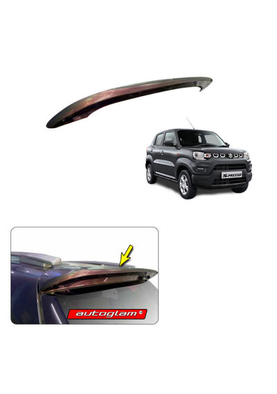 Roof Spoiler for Maruti Suzuki S-Presso, Color - METALLIC GRANITE GREY, Latest Style, AGMSPRSMGG