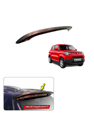 Roof Spoiler for Maruti Suzuki S-Presso, Color - SOLID FIRE RED, Latest Style, AGMSPRSSFR