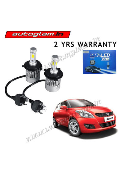 Maruti Suzuki Swift 2010-18 H4 LED Kit 50W 6000K with 2 Years Warranty, AGMSS10LED