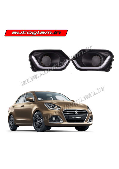 Maruti Suzuki Swift Dzire 2017-2020 Fog Lamp LED DRL, AGMS402D