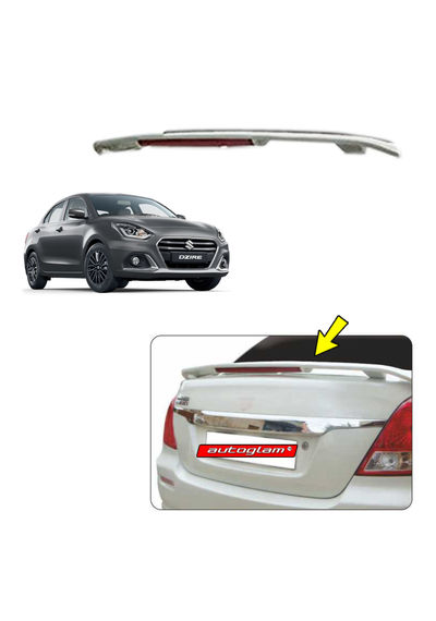 Lip Spoiler with Reflector for Maruti Suzuki Swift Dzire 2017+, Color - MAGMA GREY, AGMSSDLSMG1