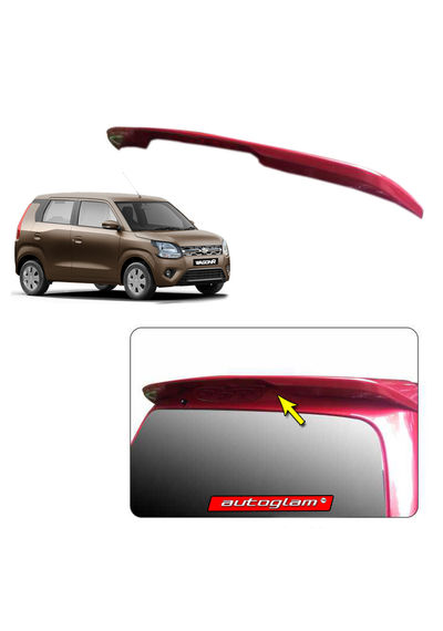 Roof Spoiler Maruti Suzuki WagonR 2019+ Models, Color - NUTMEG BROWN, Latest Style, AGMSWRSNB