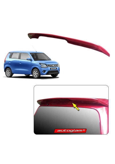 Roof Spoiler Maruti Suzuki WagonR 2019+ Models, Color - POOLSIDE BLUE, Latest Style, AGMSWRSPB