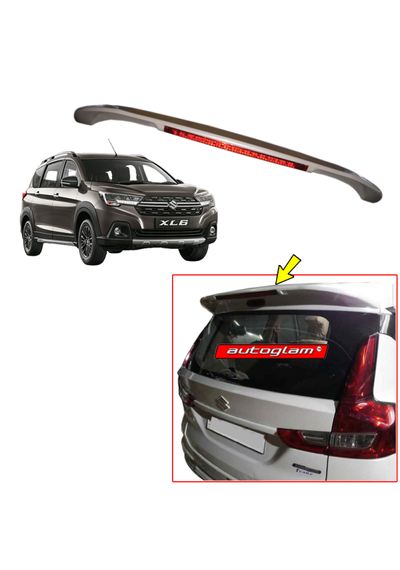 Roof Spoiler with LED Light for Maruti Suzuki XL6 2019+, Color - METALLIC MAGMA GREY, AGMXL6MMGL