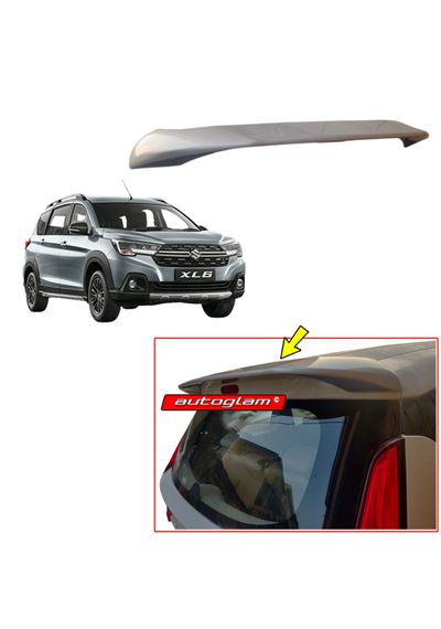 Roof Spoiler for Maruti Suzuki XL6 2019+, Color - METALLIC PREMIUM SILVER, AGMXL6MPS