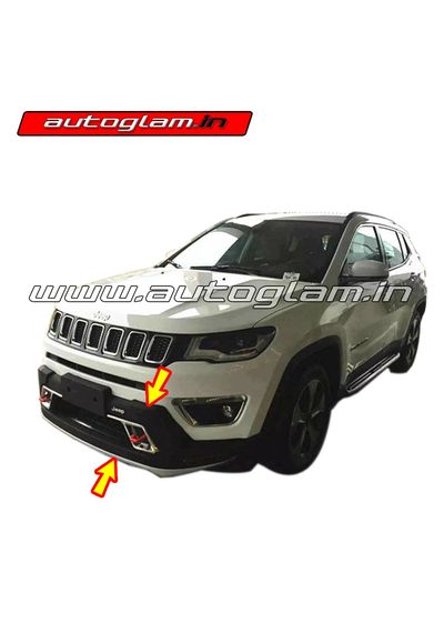 AGJC121NGB, JEEP COMPASS FRONT & REAR NUDGE GUARD/BUMPER GUARD