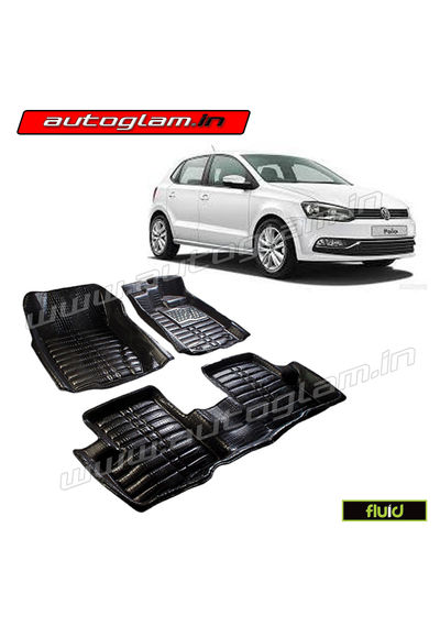 AGVWP19BL, 5D MATS FOR VOLKSWAGEN POLO ALL MODELS, Color - BLACK, High Quality Product!