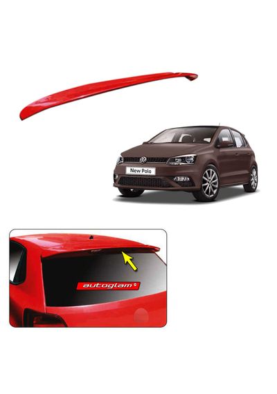 Roof Spoiler for Volkswagen Polo, Color - TOFFEE BROWN, AGVWPRSTB