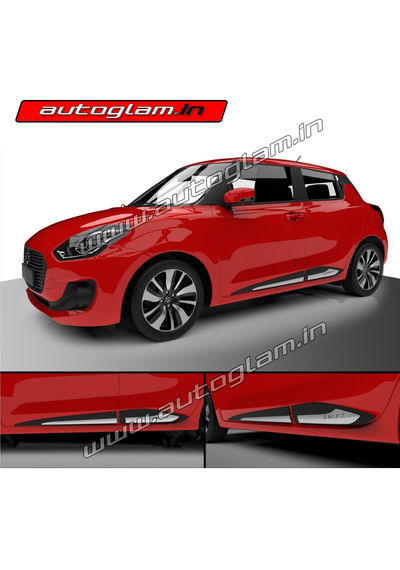 Maruti Suzuki Swift 2018+ Side Cladding, Set of 4, AGMSS18SC