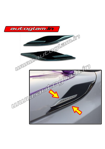 AGTF16SHG, CHROME SIDE HOOD GARNISH FOR TOYOTA FORTUNER 2016+ MODELS