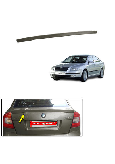 Skoda Laura 2007-2010 Models Lip Spoiler, Color - BRILLIANT SILVER, AGSL7LSBS