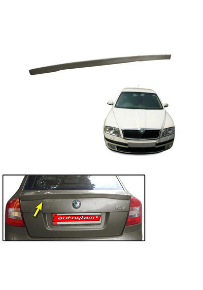 Skoda Laura 2007-2010 Models Lip Spoiler, Color - CANDY WHITE, AGSL7LSCW