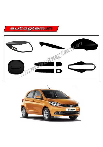 Tata Tiago 2015-19 Black Show Kit, Set of 6 Items, AGTTBSK10