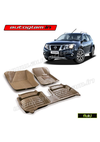 AGNT31BG, 5D MATS FOR NISSAN TERRANO ALL MODELS, Color - BEIGE, High Quality Product!